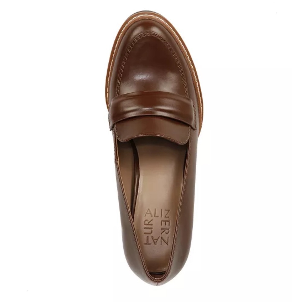 NATURALIZER $110 Women's Dabney Chunky Block Heel Loafers Shoes Size 9M NEW - Picture 3 of 13